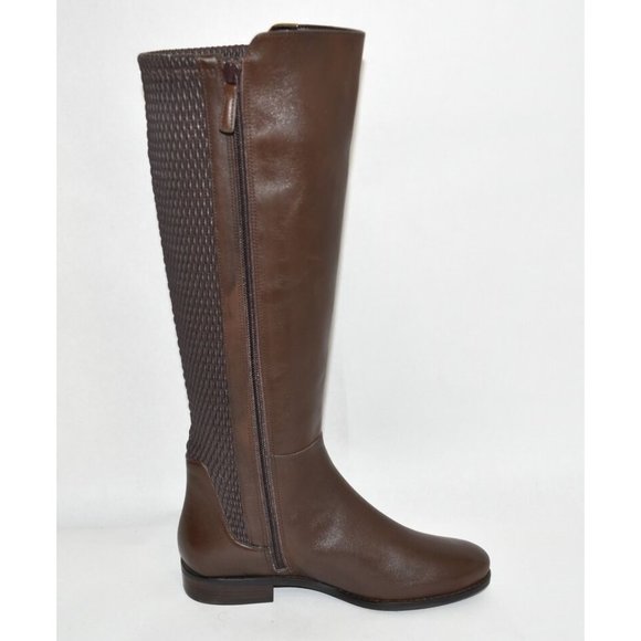 New! Cole Haan 'Rockland' Tall Brown Leather Boot Size 6 B MSRP $298 W00211 T2 - Picture 4 of 8